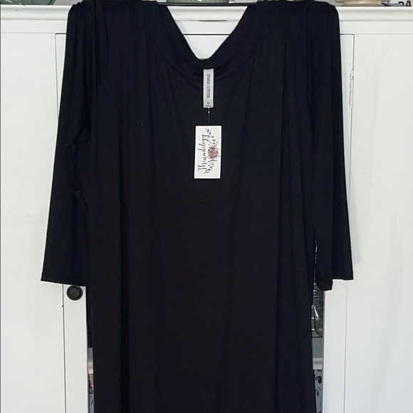 NWT long black dress 3X - Picture 2 of 6